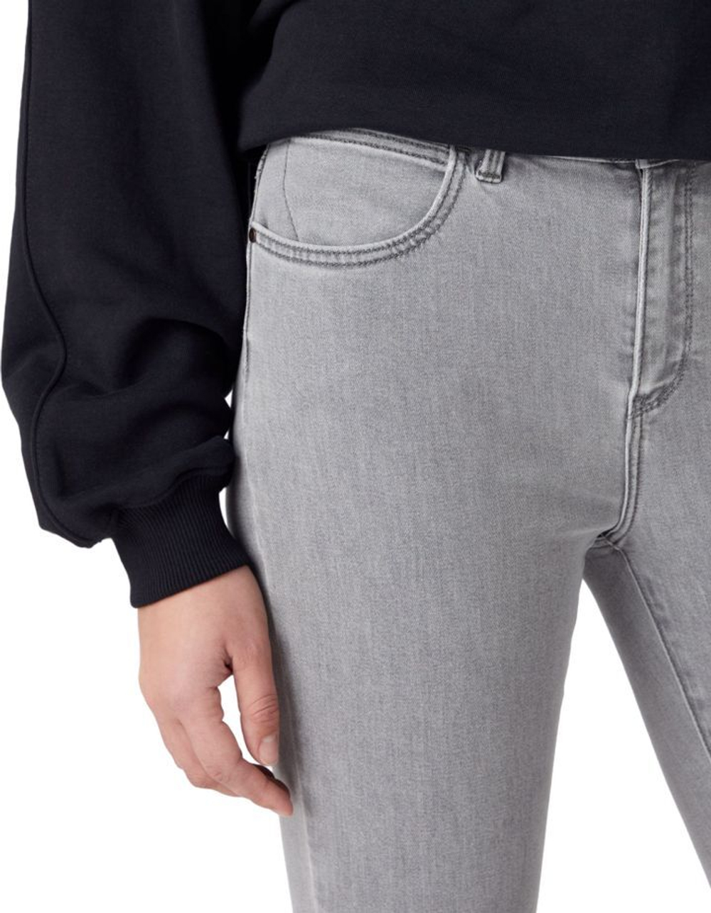 Джинсы Wrangler HIGH RISE SKINNY IMAGINE серый