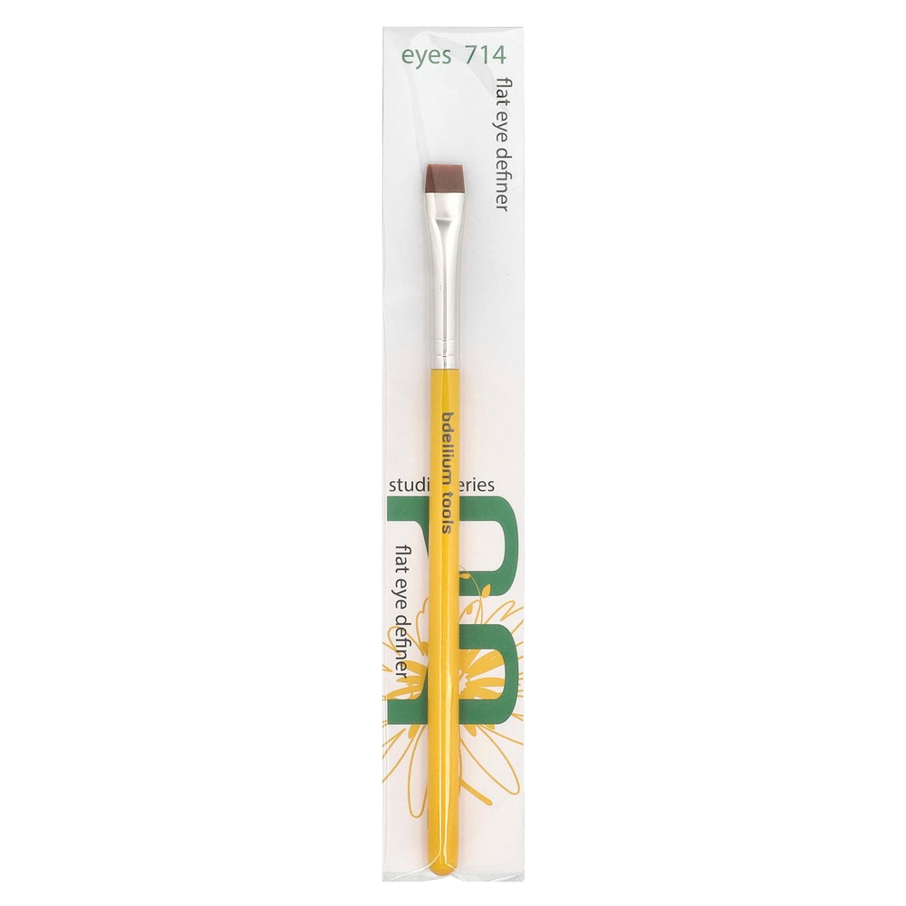 Bdellium Tools, Studio Line, Eyes 714, 1 плоская кисть для глаз