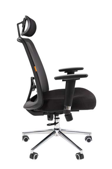 Офисное кресло Chairman 535 Россия LUX ткань черный/черный