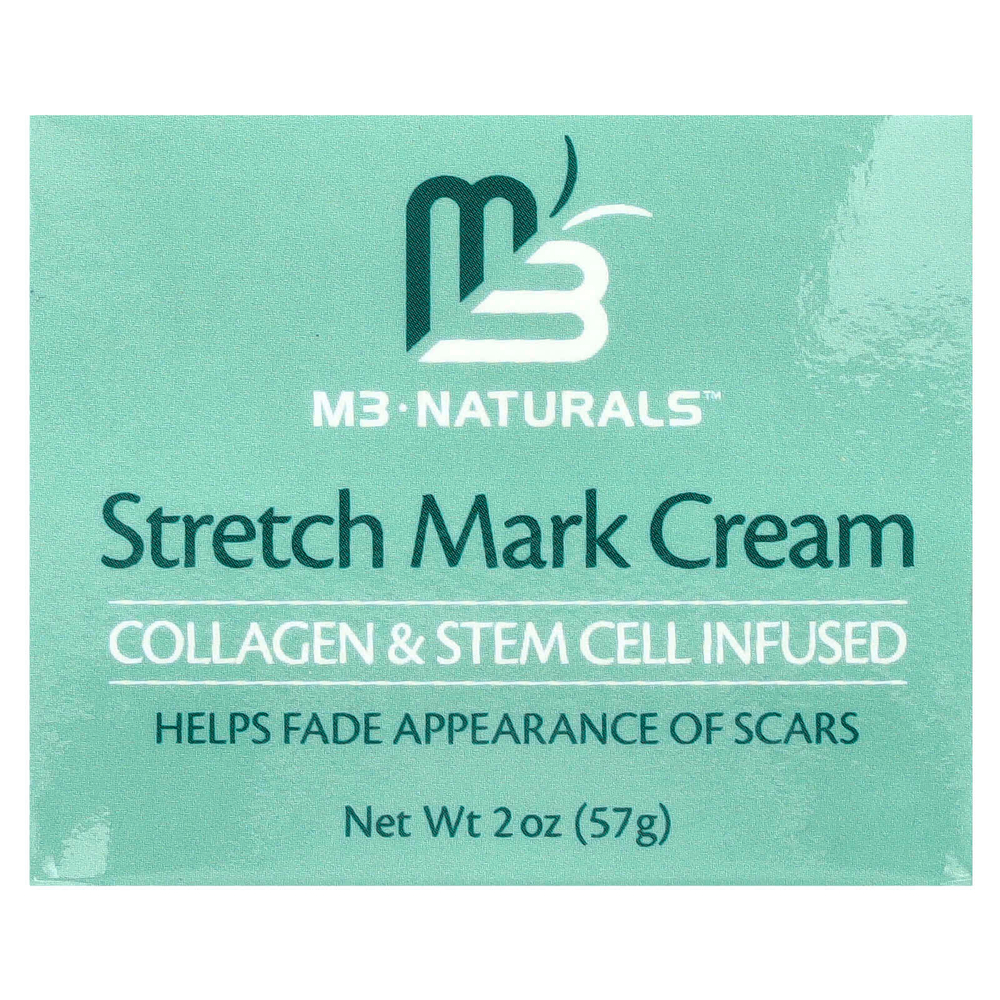 M3 Naturals, Крем от растяжек, 57 г (2 унции)