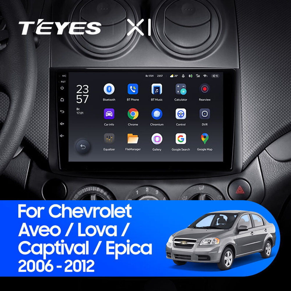 Teyes X1 9" для Chevrolet Aveo T250 2006-2012