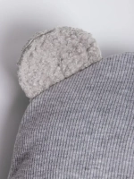 Шапка для мальчика с ушками на осень