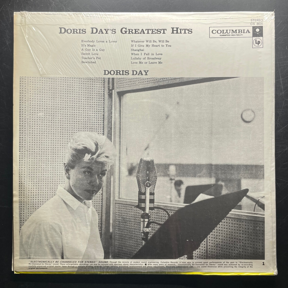 Doris Day ‎– Doris Day's Greatest Hits (США)