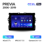 Teyes CC2L Plus 9" для Toyota Previa 2006-2019