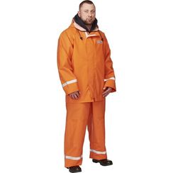 Костюм влагозащитный Fishermans полиэфир с ПВХ покрытием оранжевый с СОП