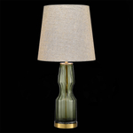 SL1005.904.01 Прикроватная лампа ST-Luce Оливковый, Латунь/Серый E27 1*40W SAYA