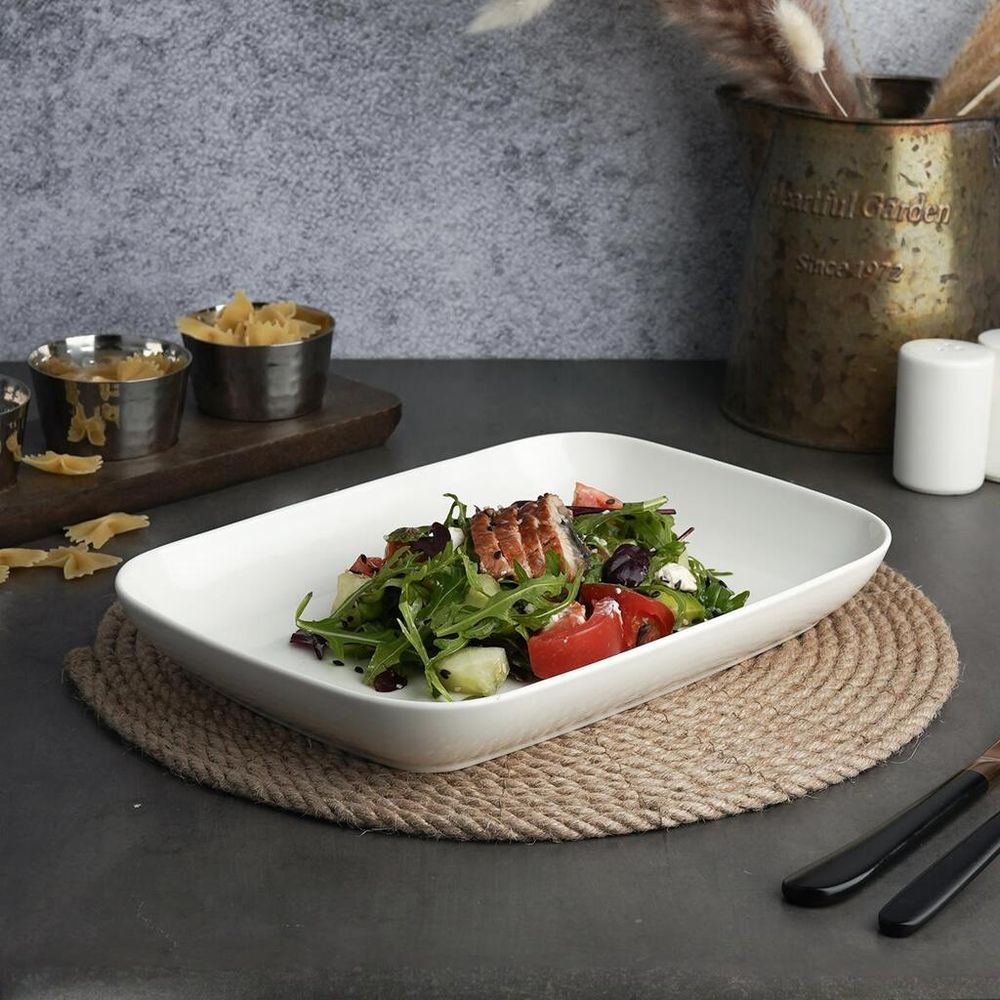 Блюдо прямоугольное 24,7*18 см h3,5 см 750 мл без борта Fine Plus Noble [3]