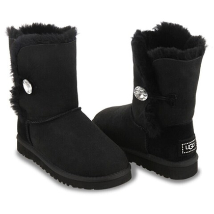 Угги Bailey Button Bling Black