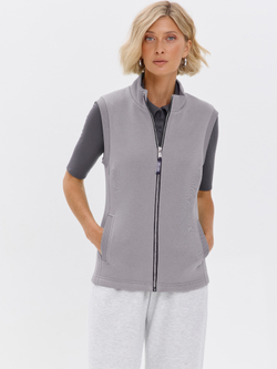 Жилет с начесом на молнии