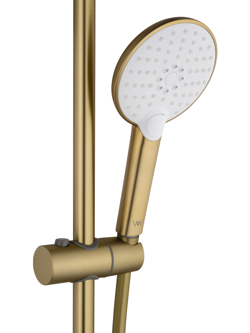 Смеситель для ванны с душевым гарнитуром WONZON & WOGHAND ALFA, Брашированное золото (WW-AE3201-BG)