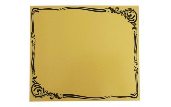 Табличка металлическая с набором букв Вензеля ЗОЛОТО