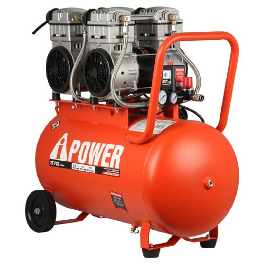 Компрессор поршневой безмасляный A-iPower AC370/70LF