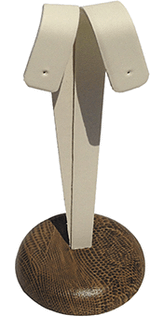 Подставка для серег/ушки/2 отверстия/круглое основание/Н-140 мм.