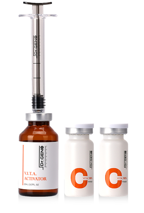 Dr. GENO Toning KIT | Мультивитаминная система для сияния и коррекции пигментации (TRX + Vit C)
