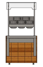 Прилавок для столовых приборов REFETTORIO Capital RD10A