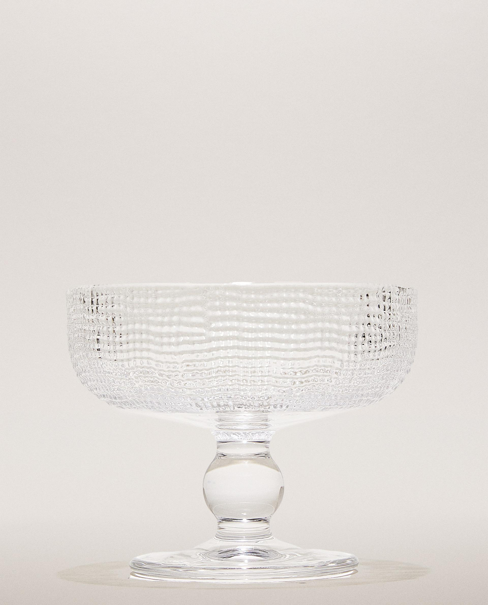 Zara Home бокал из стекла, цвет прозрачный, 12 см