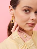 СЕРЬГИ "STATEMENT 2 IN 1"