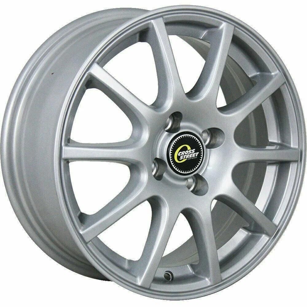 Cross Street CR-16 6x15 4x100 ET 50 Dia 60.1 (silver)