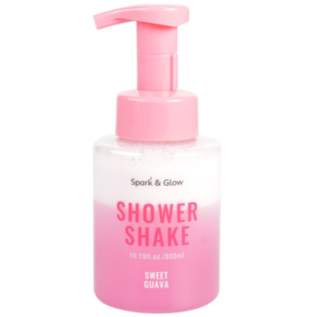 Гель-пена для душа с ароматом сладкой гуавы SPARK&GLOW Shower Shake Sweet Guava 300 мл