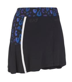 Теннисная юбка EA7 Woman Jersey Miniskirt - black