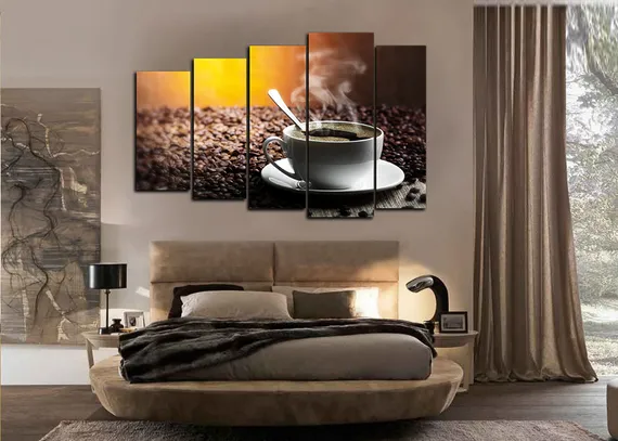 Модульная картина "Аромат кофе"