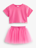 Футболка и юбка в комплекте для девочки Next N13-177, Фуксия