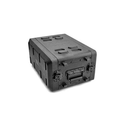 Короткий рэковый кейс 2 юнита 260мм LDPE +сумочка+ложемент в крышке| LDPE RACK2U260 | Внутр. размеры 485*240*100мм