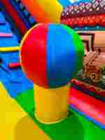 Коммерческий надувной батут-горка «Индиана ЭКСТРА 2», 7x4x6 м