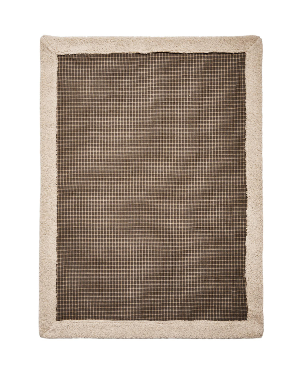 Zara Home плед из хлопка, зелёный, в клетку · 3338/004