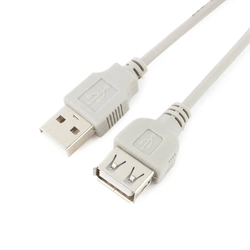 Cablexpert Удлинитель кабеля USB 2.0 Type-A/USB 2.0 Type-A, 3 м, серый