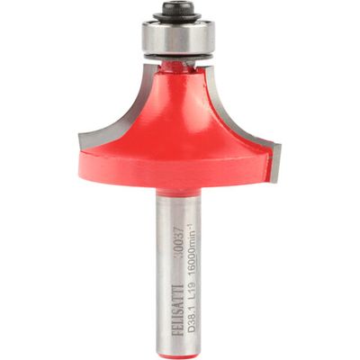 Фреза кромочная калевочная FELISATTI 38.1х19мм R12.7 хвостовик 8мм   30037