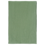 Набор из двух вафельных полотенец изо льна цвета шалфея из коллекции essential, 50х70 см
