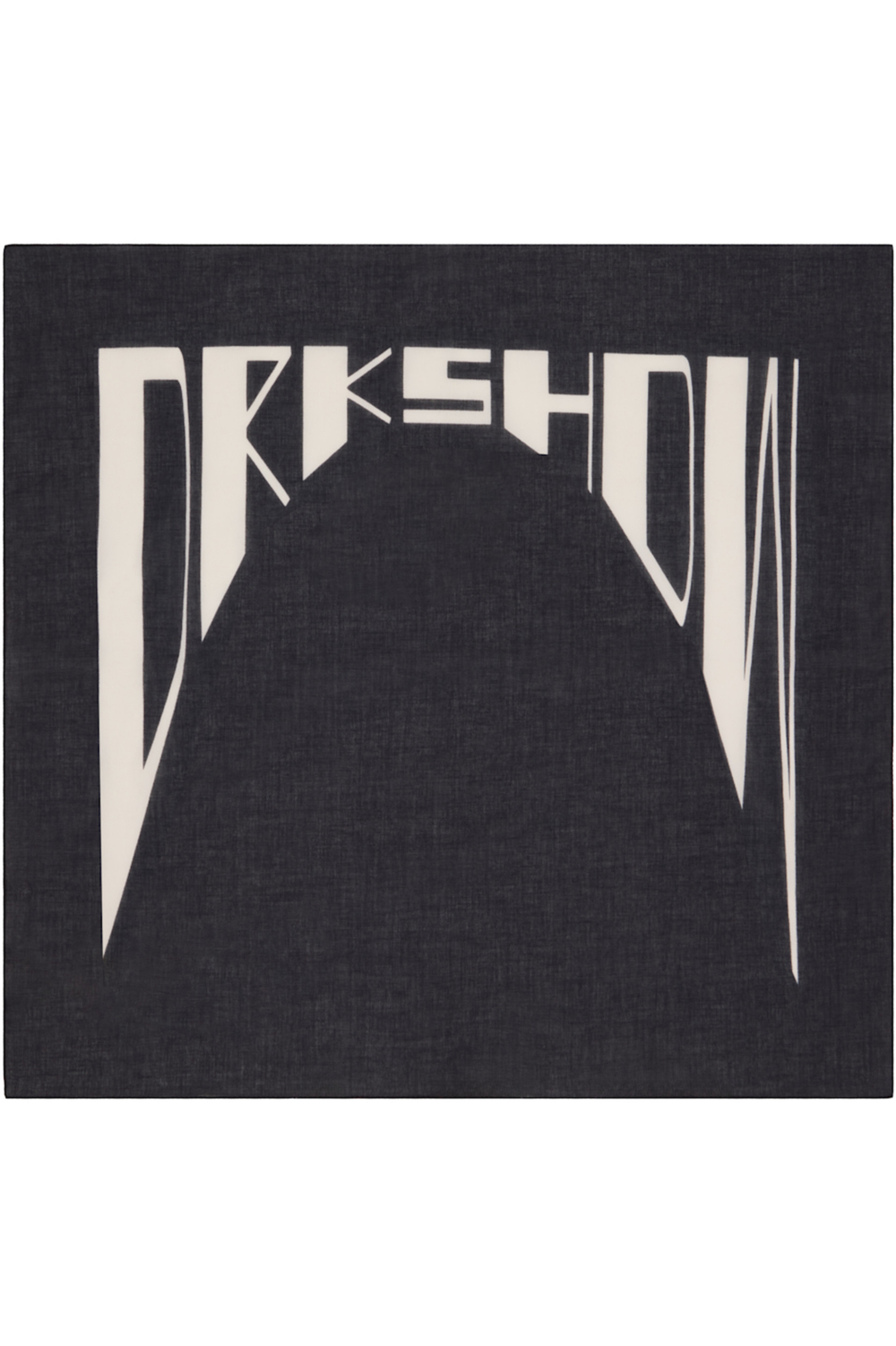 RICK OWENS DRKSHDW БАНДАНА ЧЕРНАЯ С ЛОГОТИПОМ