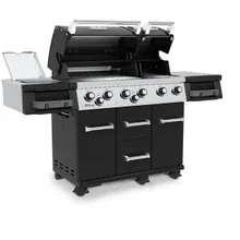 Газовый гриль Broil King Imperial 690 IR, 8 горелок, вертел, чёрный (с ИК-горелкой)