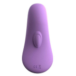 Вибростимулятор вагинальный с пультом Fantasy For Her Remote Silicone Please Her (Цвет: фиолетовый)