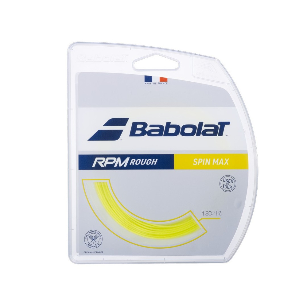 Теннисные струны Babolat RPM Rough (12 m) - желтый