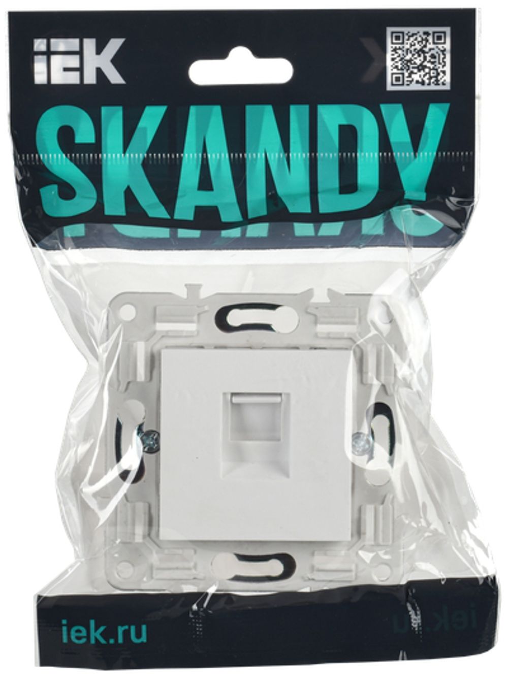 SKANDY Розетка компьютерная RJ45 кат.6 SK-K02W арктический белый IEK