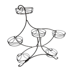 Подставка для цветов настольная "Лебедь" на 6 горшков, металл М0000116
