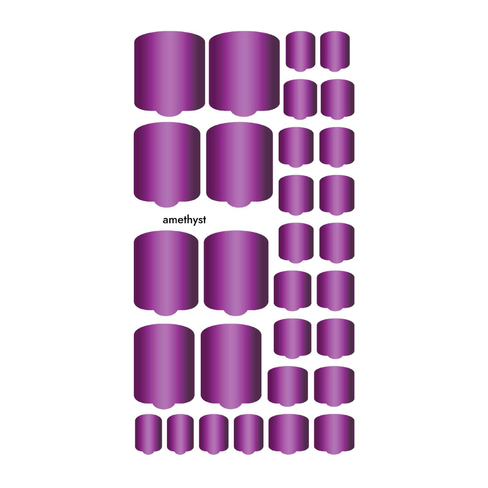 Пленка для педикюра Provocative amethyst