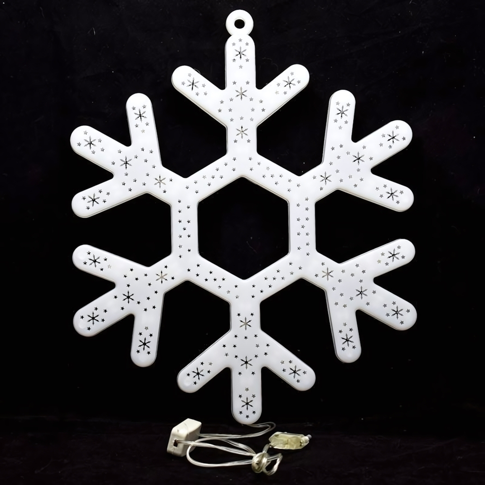 Световое панно снежинка 20л LED 30*30см, пак