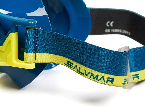 Маска Salvimar Horizon синий\желтый