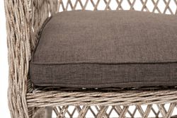 "Эспрессо-80 L" обеденная группа плетеная, цвет бежевый