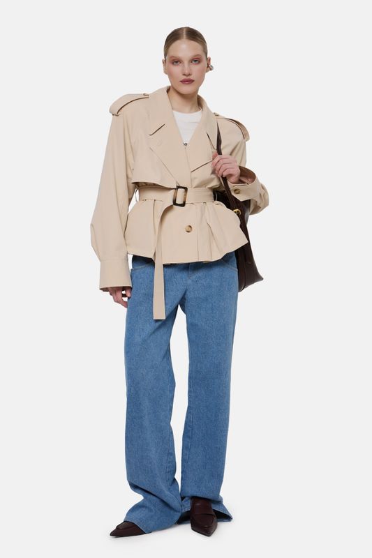 Короткий тренч Yves