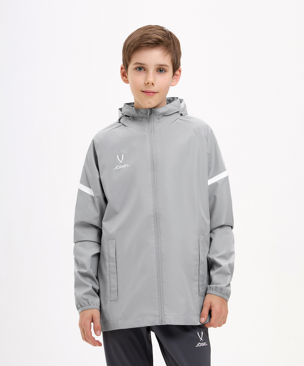 Куртка ветрозащитная CAMP 2 Rain Jacket, серый, детский