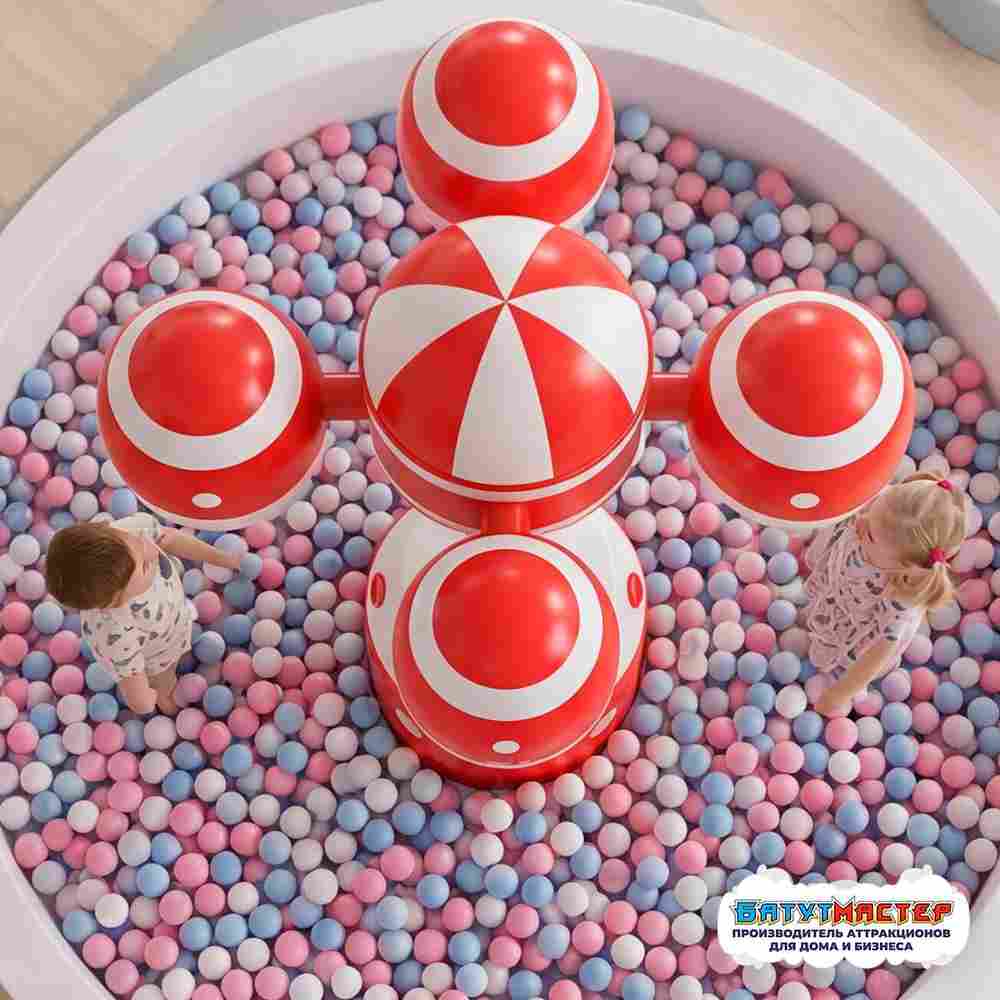 Шаропад для игровой комнаты «Клубничный взрыв», 2×2×2,2 м