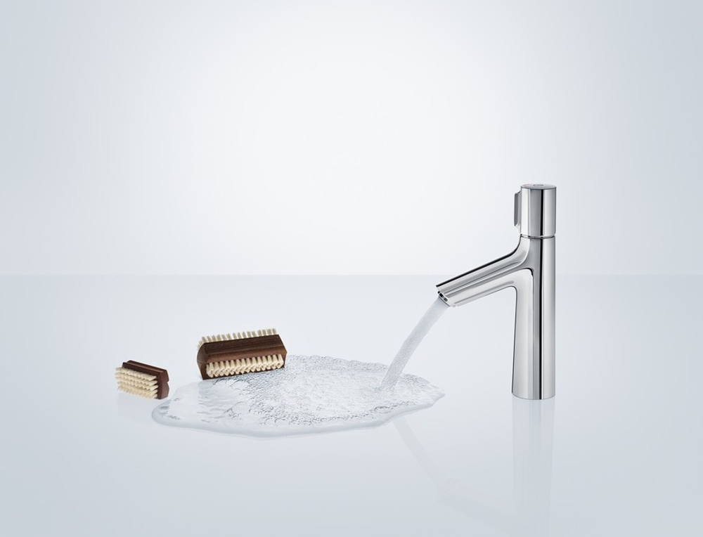 Смеситель для раковины Hansgrohe 72042000 Talis Select S 100, однорычажный, со сливным гарнитуром