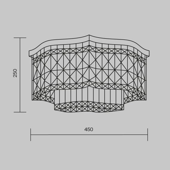 Потолочная люстра Maytoni Dune DIA005CL-06G