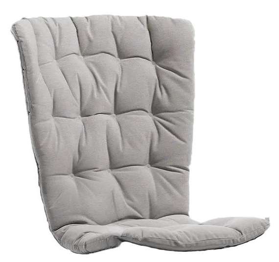 Уличное кресло Folio табак с серой подушкой