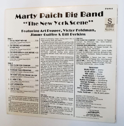 Винтажная виниловая пластинка LP Marty Paich Big Band The New York Scene (USA 1988)
