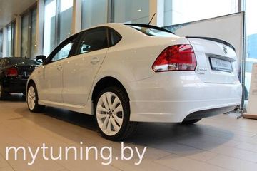 Накладка заднего бампера для Volkswagen Polo sedan